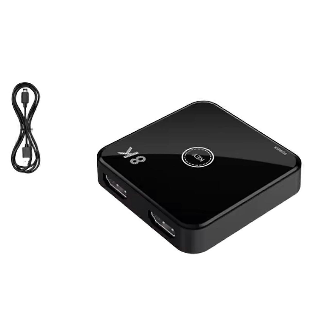 8K 60Hz -Compatible Switcher 2 Port Bi-Direction Transmission -CompatibleI 2.1 Bi-Directional Switch Splitter