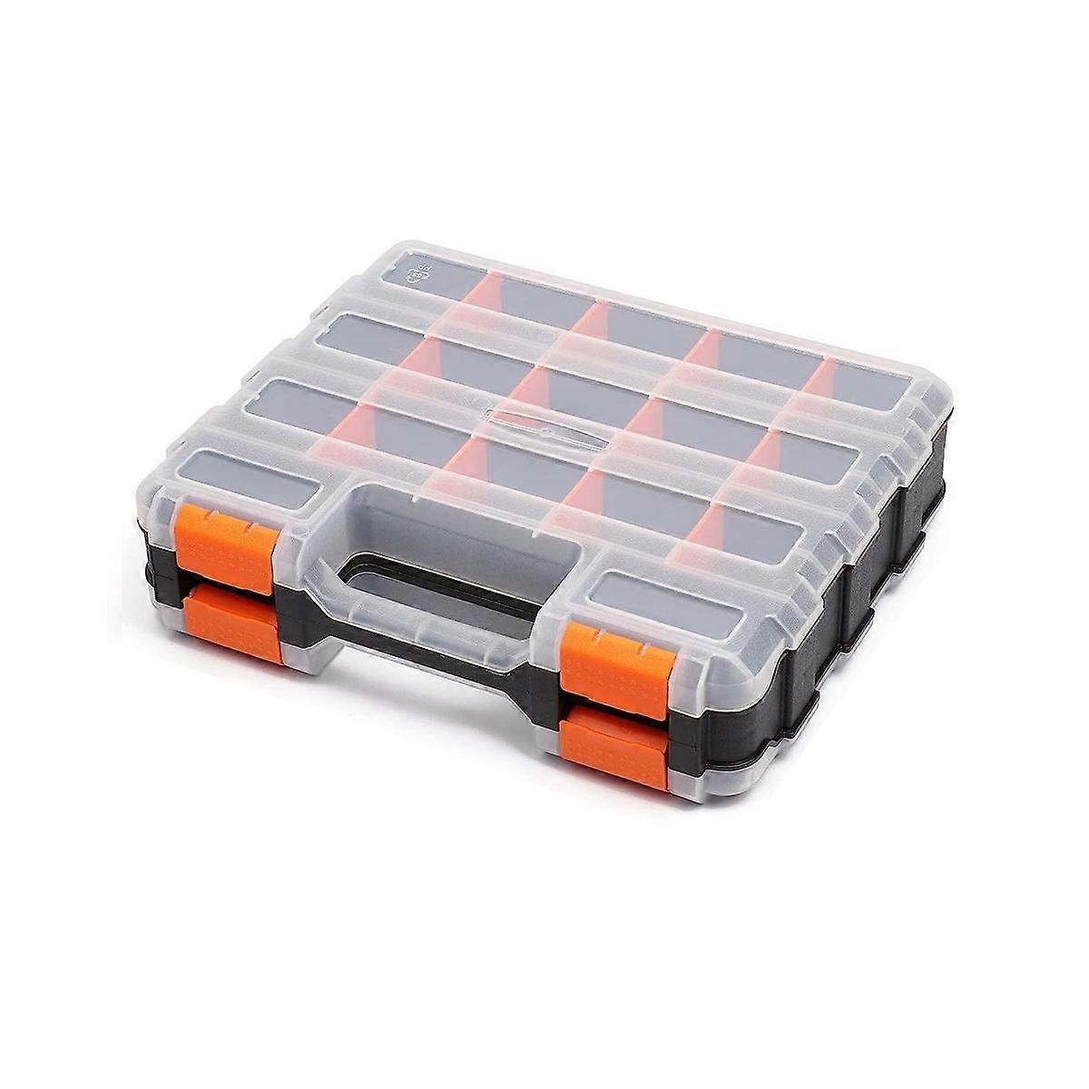Double Sided Tool Organizer Hardware Tool Accessory Box Parts Box Tool Box