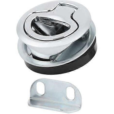Marine Stainless Steel Flush Hatch Latch, Boat Hatch Handle, Panel Lock Recessed Pull Handle Lock-BDD