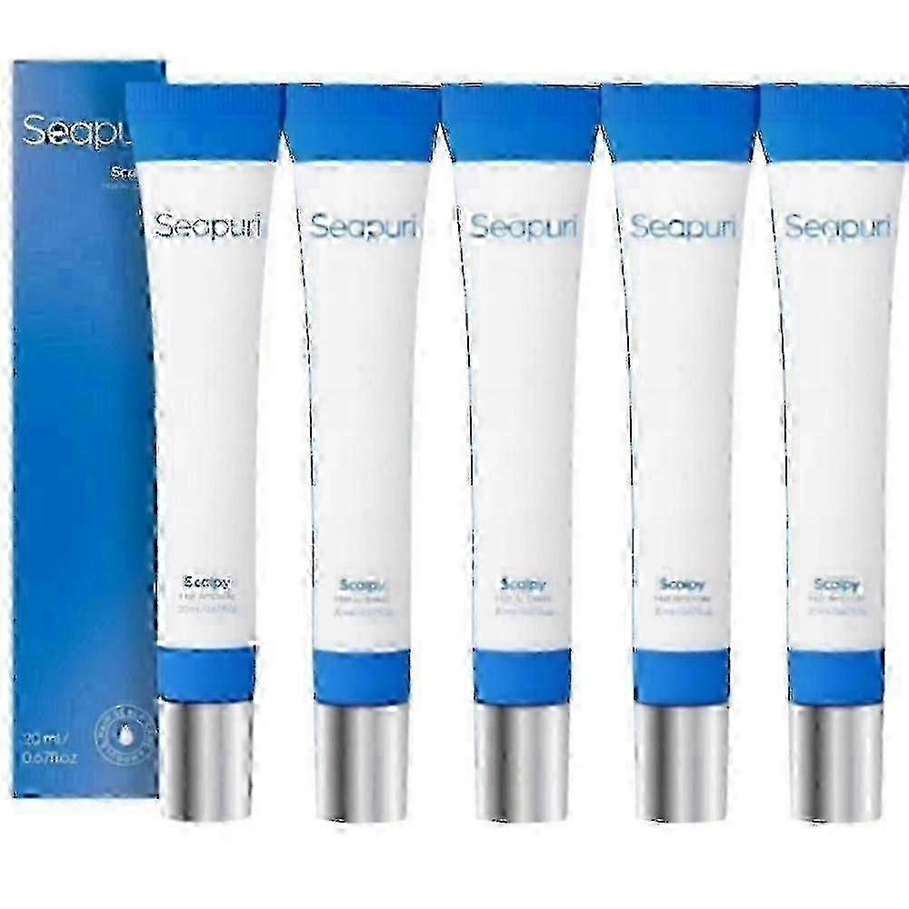 2025 1-5x Seapuri Scalp Serum Ampulle, Scalpy Hårvekst Serum Hårtapsbehandling for menn og kvinner