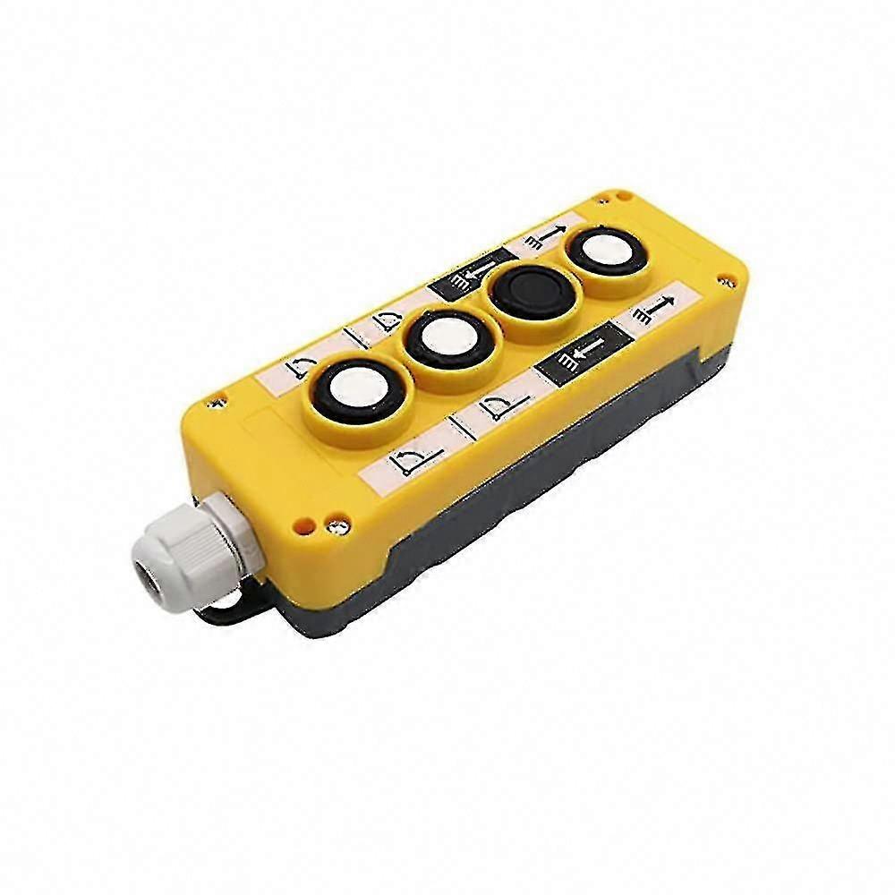 Rainproof Electric Hoist Crane Pushbutton Switches COP Industrial Up Down Driving Switch Control 4 Button --WHBYV