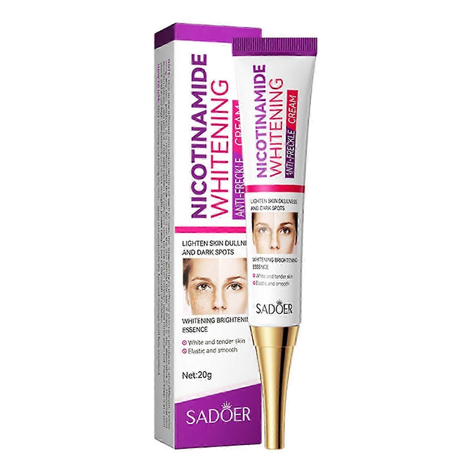 Nicotinamide Whitening Cream - Dark Spots Removal Anti-Freckle Cream, Brightening & Hydrating, Lightens Skin Dullness & Dark Spots