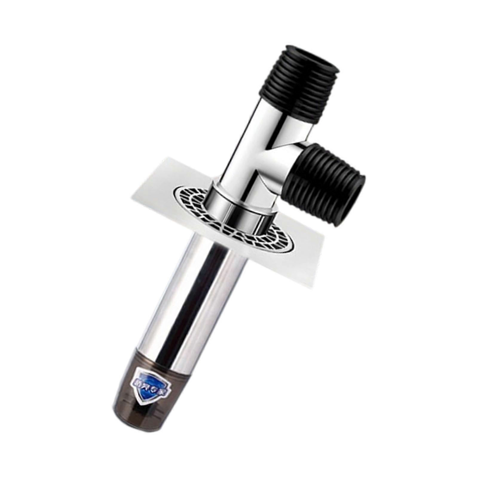 Washing Machine Floor Drain Adapter Bathroom Pipe Sewer Connector Joint Universals Sewer Pipe Connector Easy to Install  silver