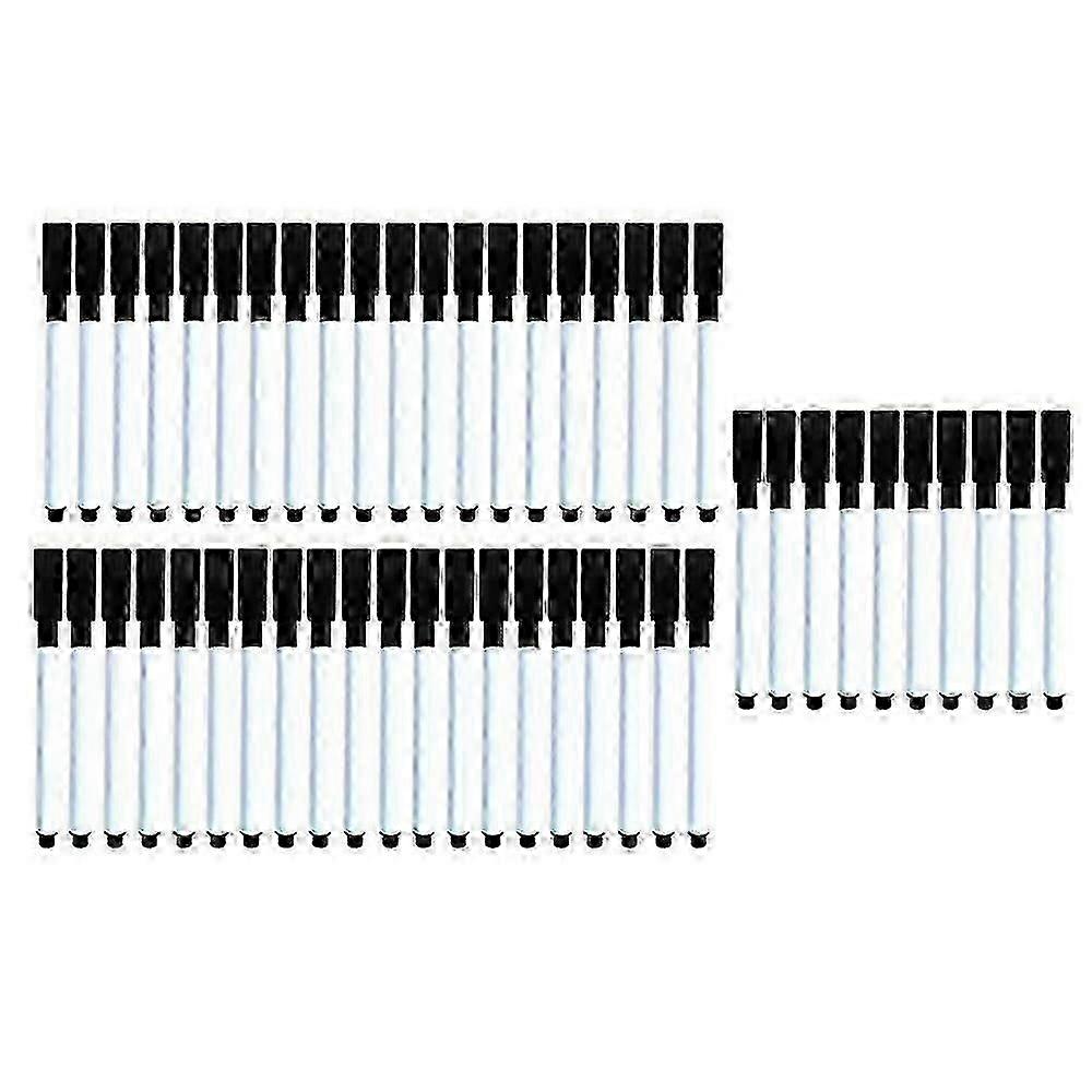 Paquet de 50 marqueurs de tableau blanc effaçables à sec avec capuchons gomme, stylos de tableau magnétiques à base d’eau pour une utilisation dans les écoles de bureau