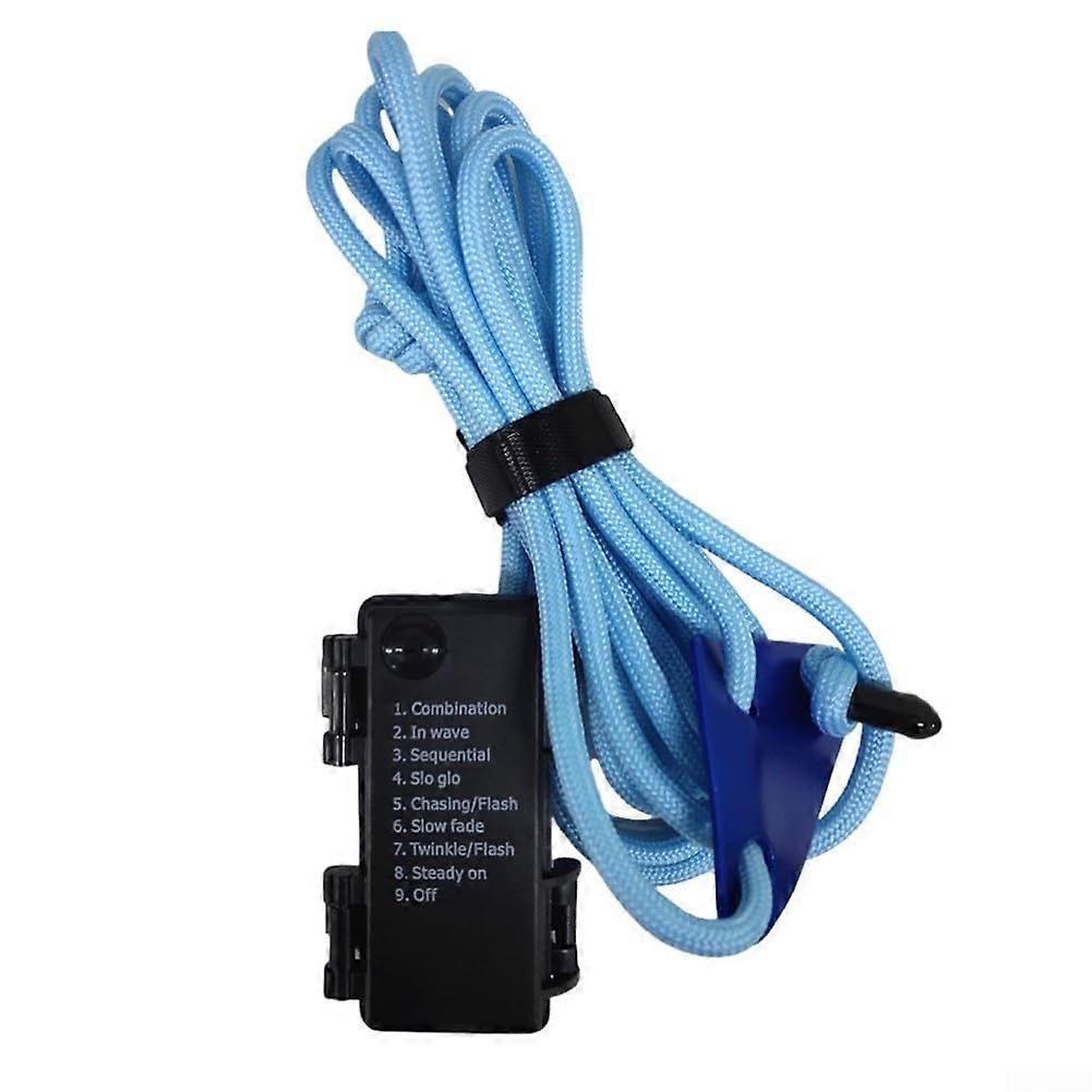 LED Light 300 cm Length, Waterproof, 8Mode Operation, Light Blue