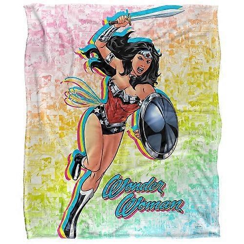 Wonder Woman Silky Comic Supersoft Blanket