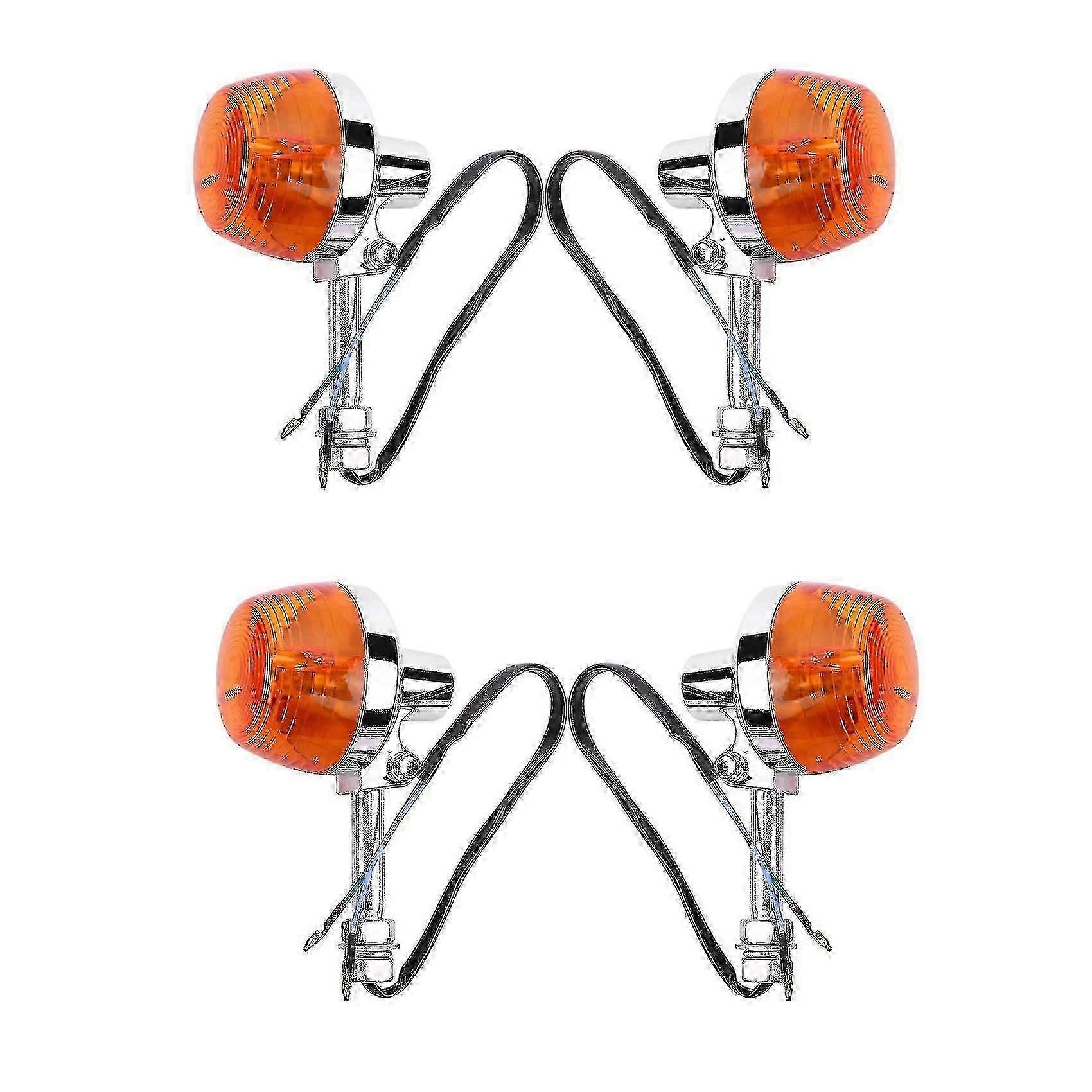 4x For Ct70 Ct90 Xl100 Cb350 Cm400 Cb450 Cb750 Turn Signal Light 8mm 12v G-2025