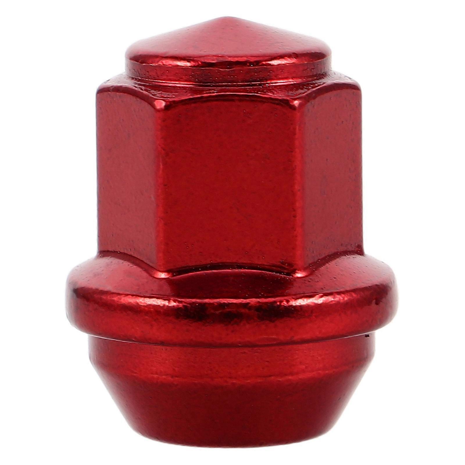 Replacement Alloy Steel Wheel Lug Nuts Cap For Vehicle Owners Red 1Pcs