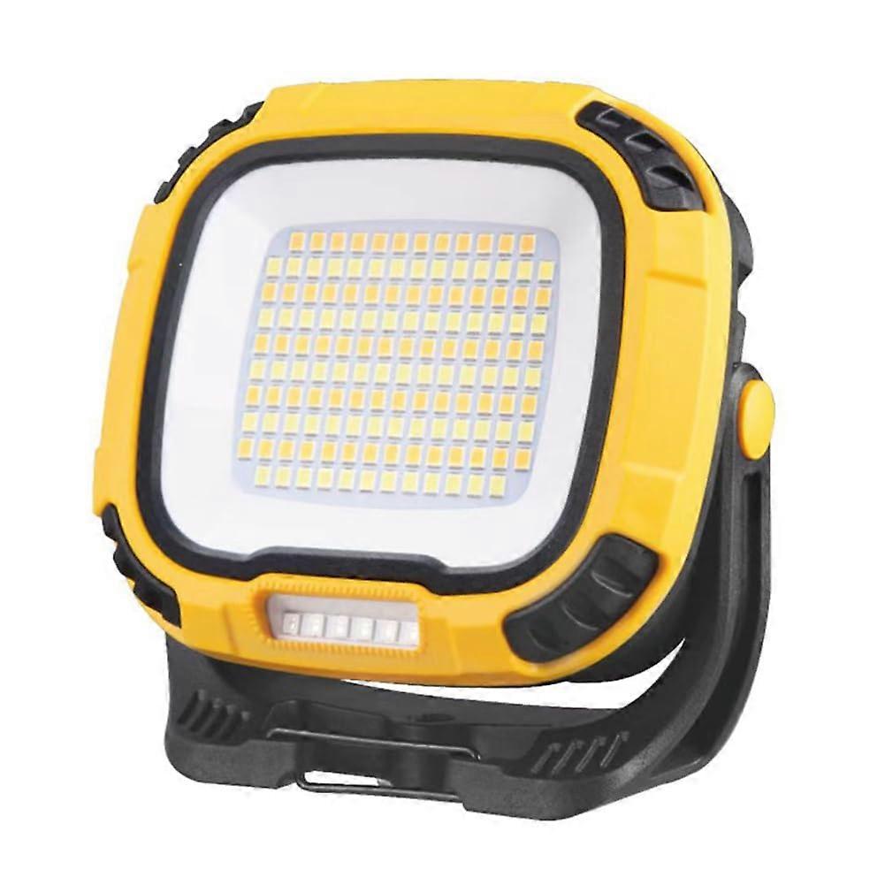 Portable LED Spotlight Lantern Rechargeable Emergency Lantern Outdoor Camping Yellow LED Work Lamp