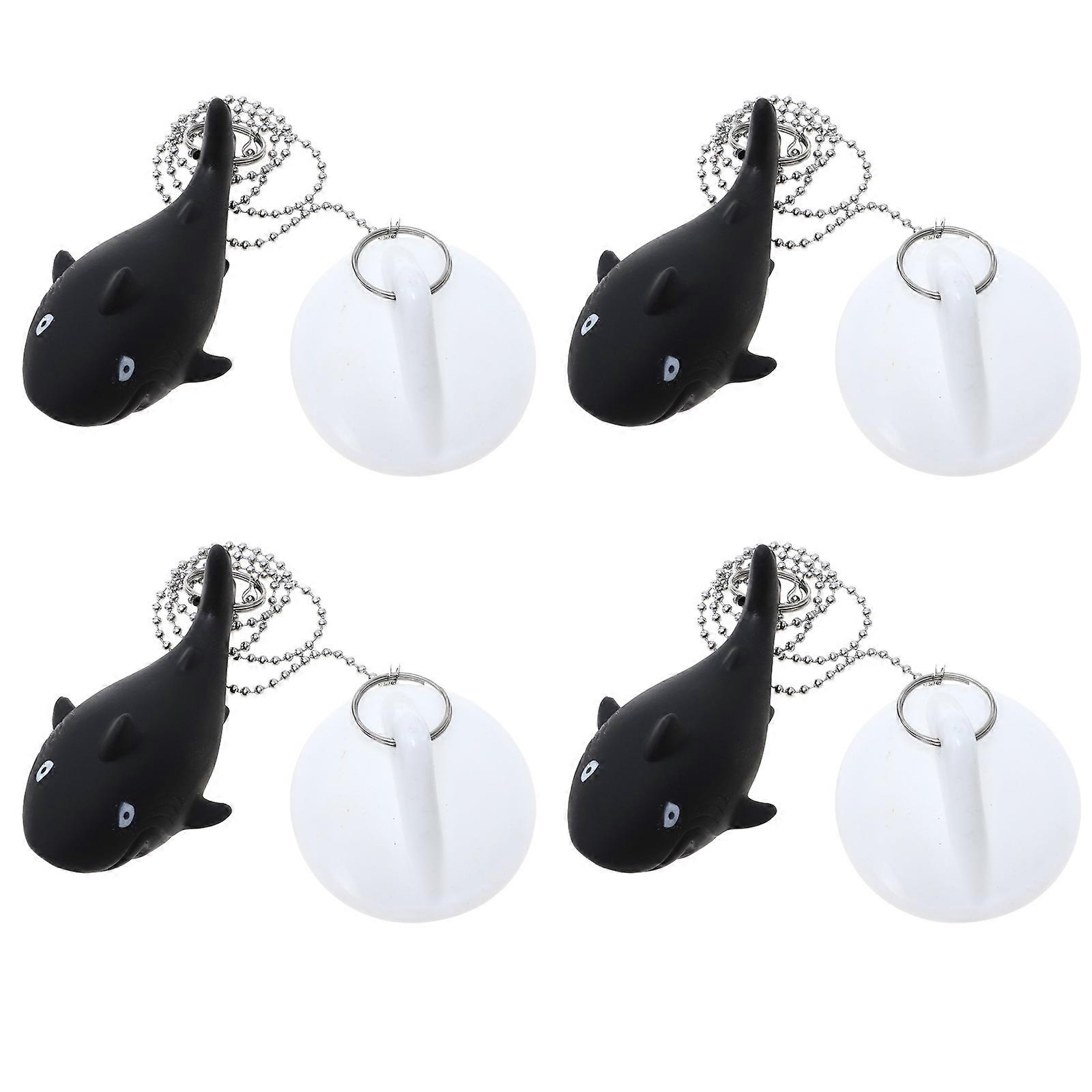Sink Seal Plug Plastic Stopper for Bathroom Use 4Pcs Pack
