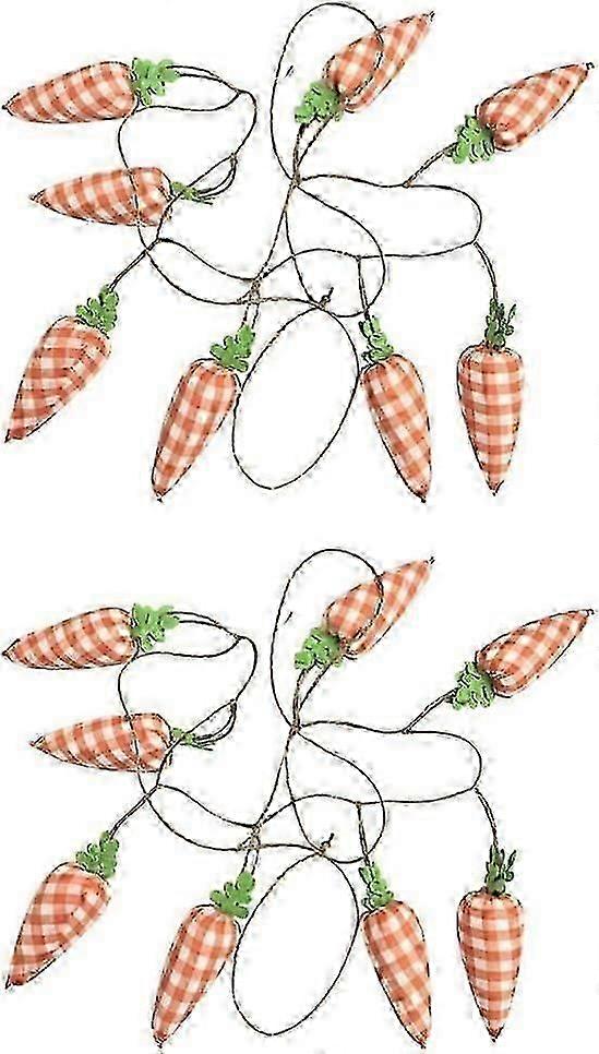 2-Piece Easter Decoration Mini Carrots, Artificial Vegetables, Realistic Ornaments