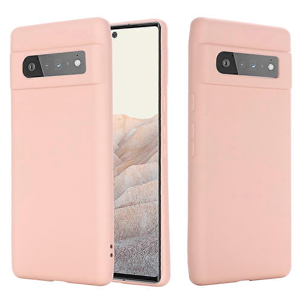 Liquid Silicone Mobile Phone Case for Phone Compatible with Pixel 6 Pro Pink