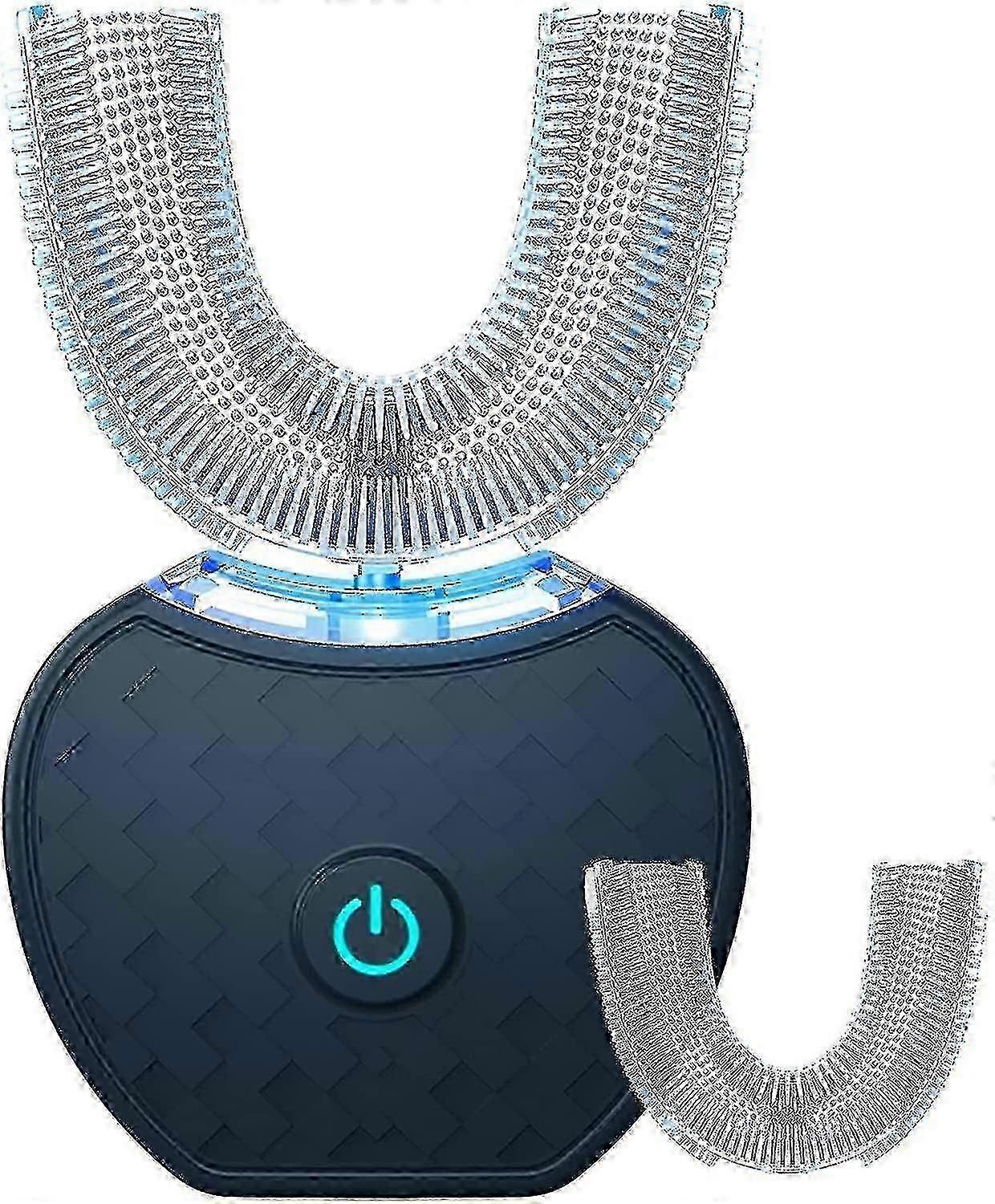 Electric Toothbrush,automatic Toothbrush,u-shape Sonic Toothbrush Teeth Whitening Kit With Replacement Brush Head - XC