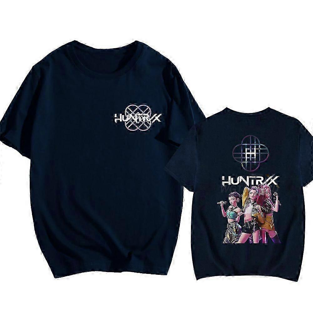 K-pop Demon Hunters Tytöt Lyhythihainen T-paita Aikuiset Lapset Top _a