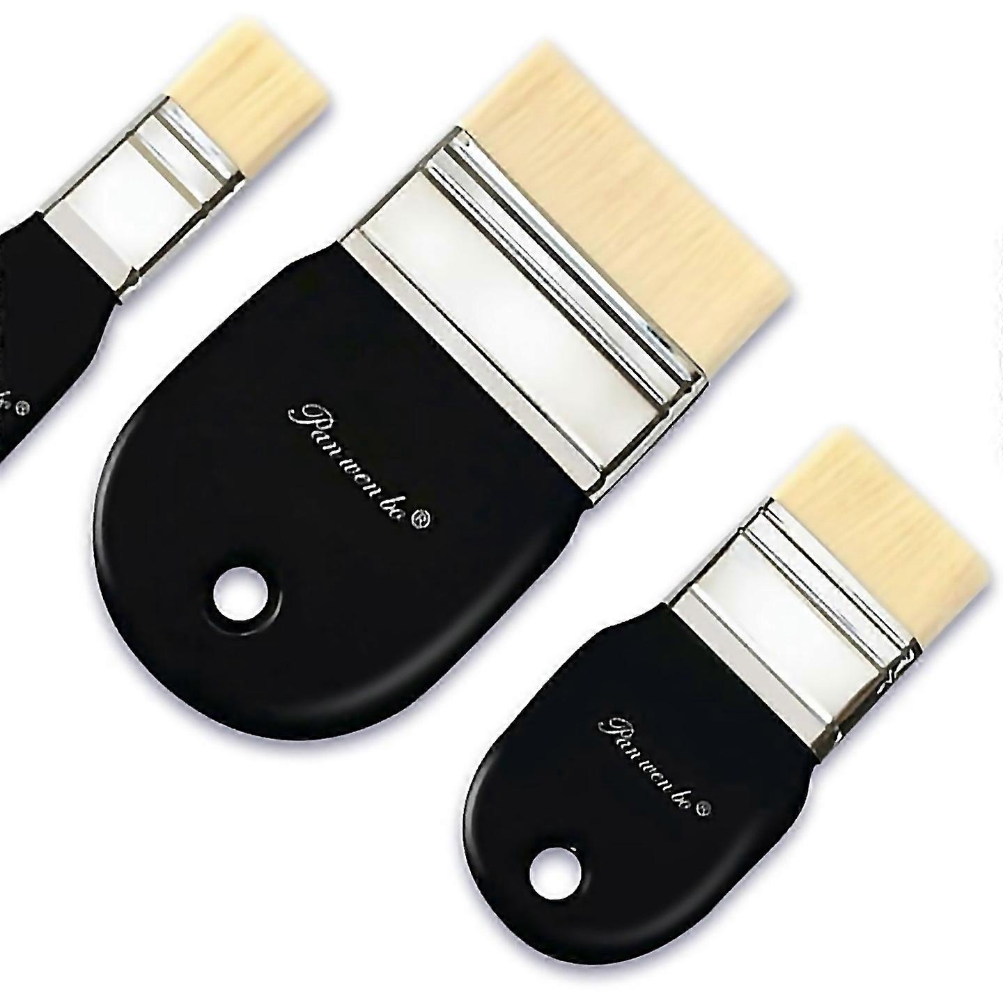 For Flat Paddle Paint Brush Set 1in 2in