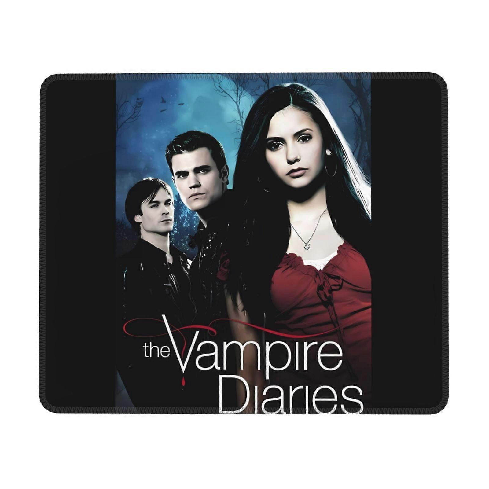 The Vampire Diaries Rubber Lock Edge Mouse pad, Office Desk pad, Writing pad, Multi Code Game pad Mouse Pads for Computers Laptop Mouse Mouse Pad