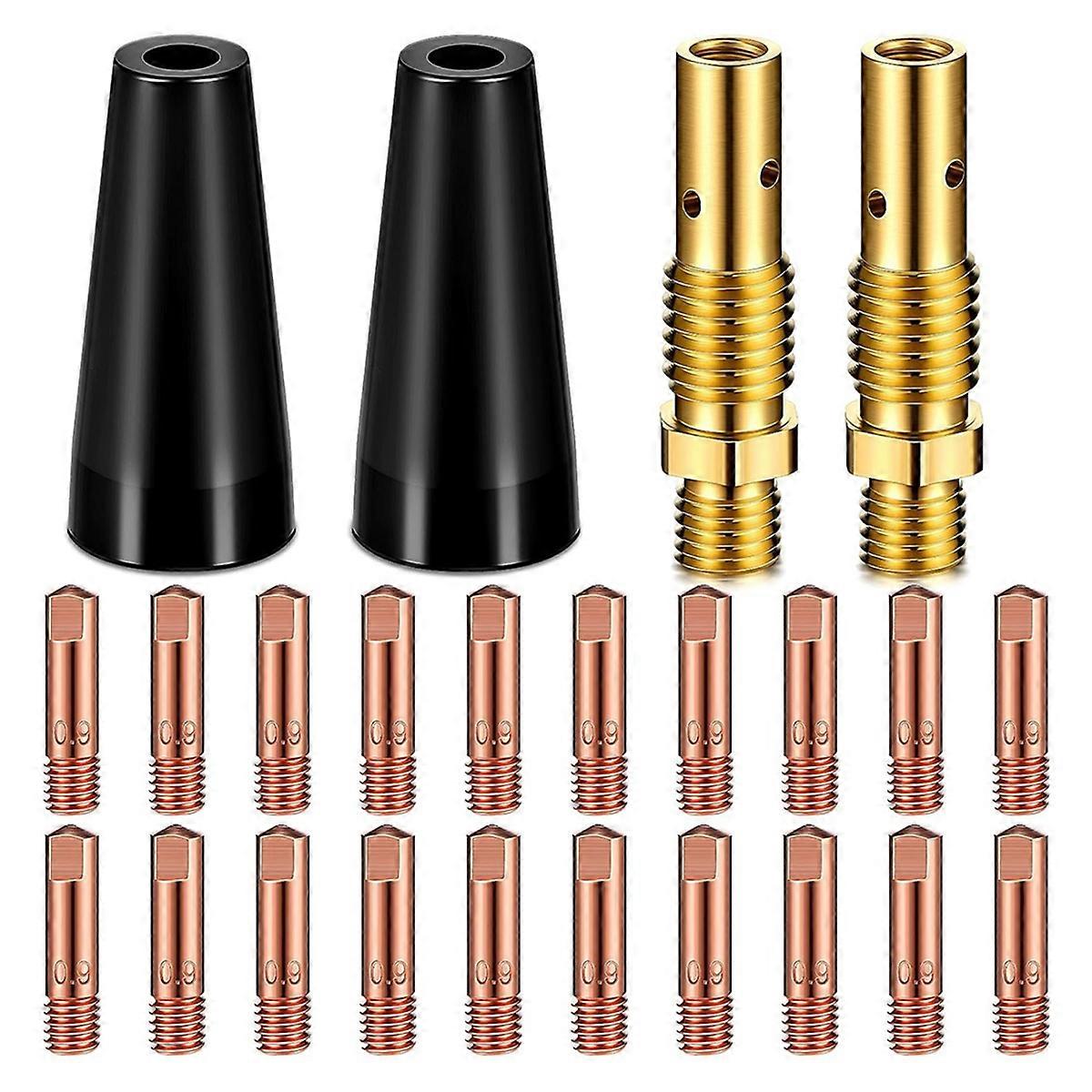 24 Pcs Flux Core Gasless Nozzle Tips Kit KP1939-1 Flux Core Flux