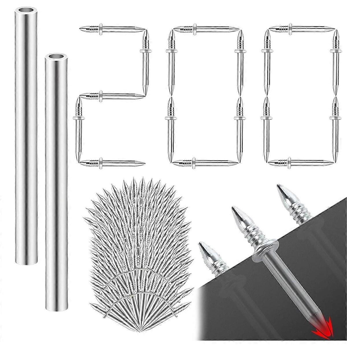 200Pcs Hardware Carbon Steel Nails for Seamless Installation