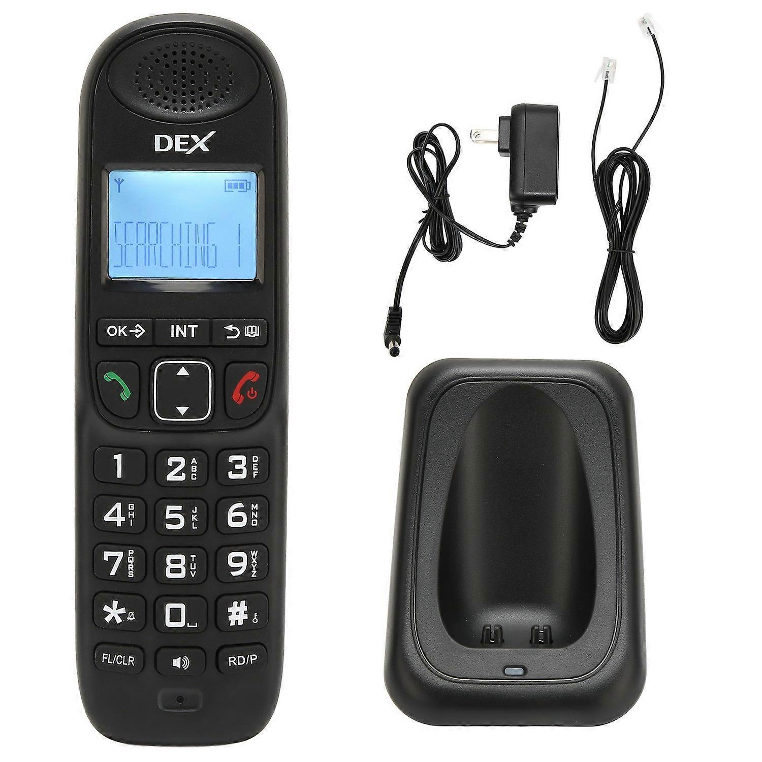 Feature:
1. Multifunction: Cordless phone supports pre dial and edit function; redial and pause func