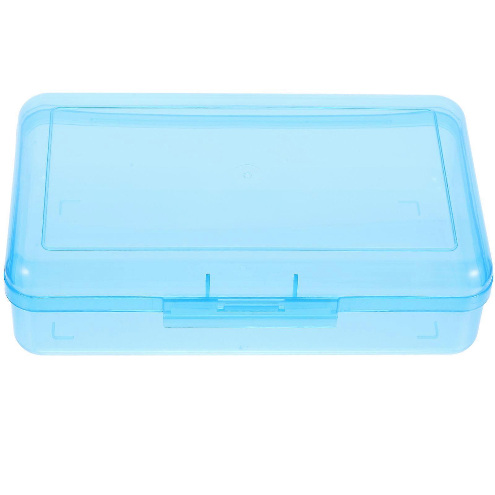 Multi-functional Plastic Pencil Storage Case For Office Workers And Students In 20.3X12.2cm Size Perfect For Sketching And Organizing 5Pcs