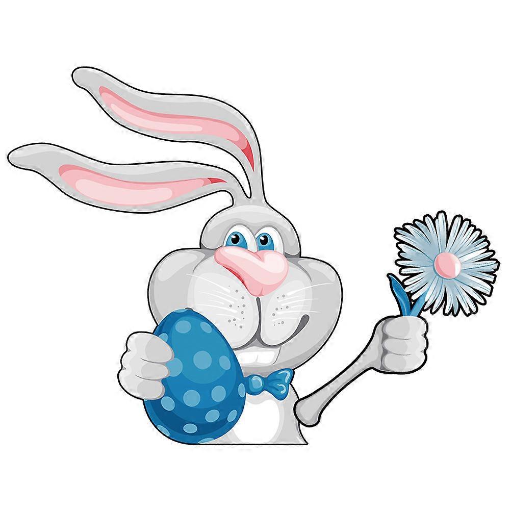 Car Wiper Decals Multi Color Rabbit Rear Window Sticker for Car Wiper 3Pcs