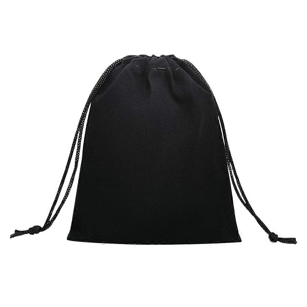Multifunctional Drawstring Bag Hair Dryer Pouch for Storage Use 3Pcs Black
