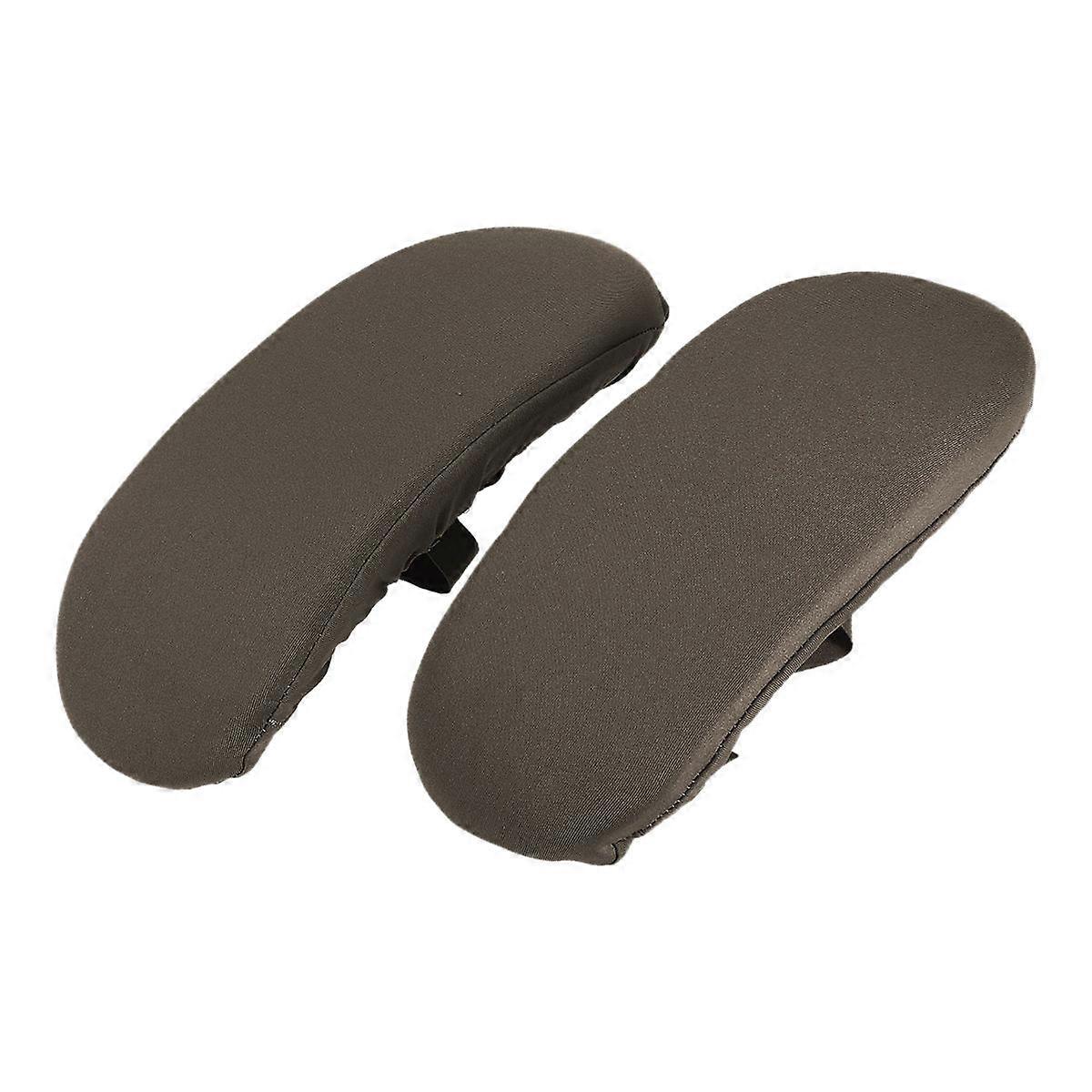 Chair Armrest Pad for Office Use 2Pairs Grey Cover