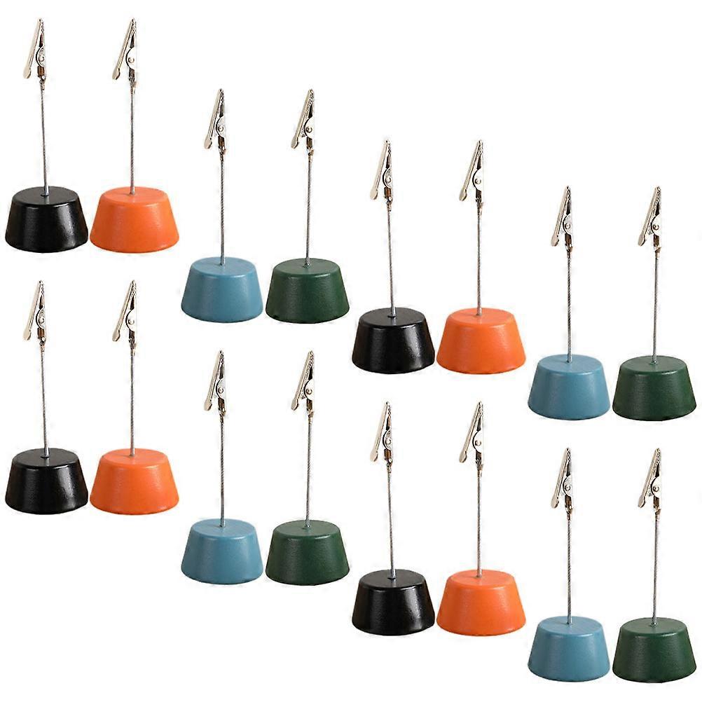 Message Clips Desktop Memo Holders for Home Use 32Pcs Assorted