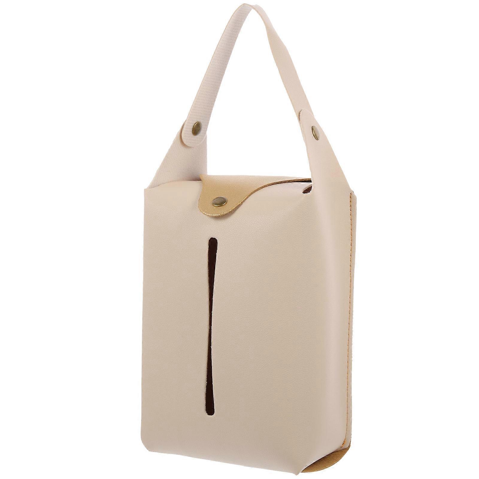 Tissue Storage Napkin Holder for Storage Use 4Pcs Beige