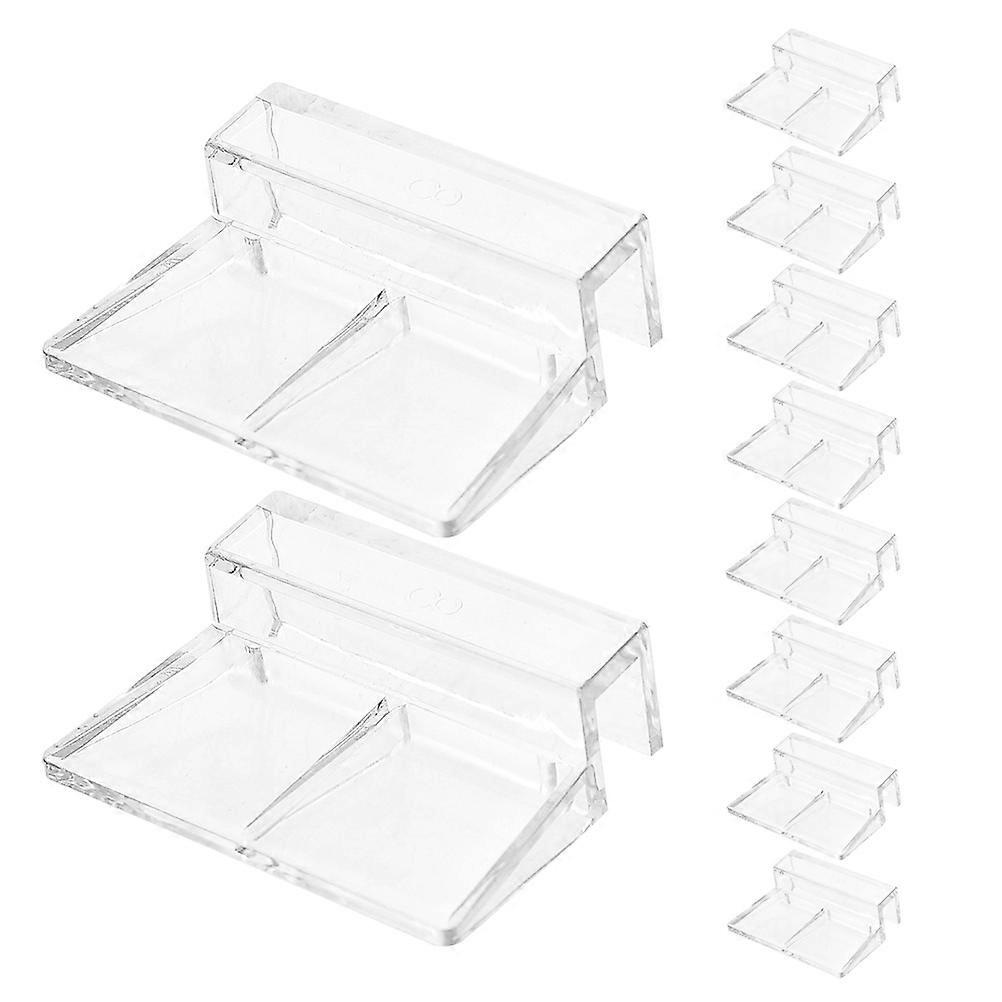 Durable Acrylic Material Aquarium Lid Holders 48 Pcs For Aquatic Environment Practical Simple Design Clips