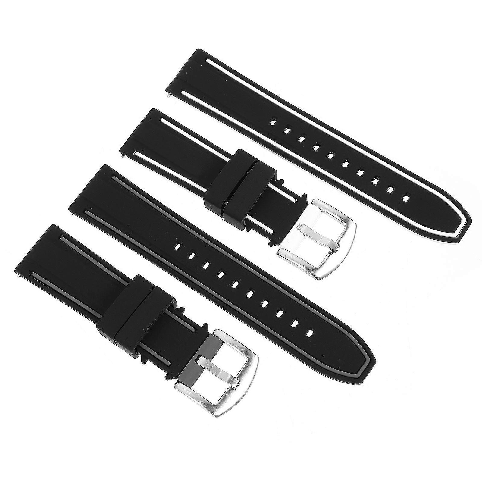 Smartwatch Strap Silicone Watch Bands for Watch 2Pcs Comfortable Design