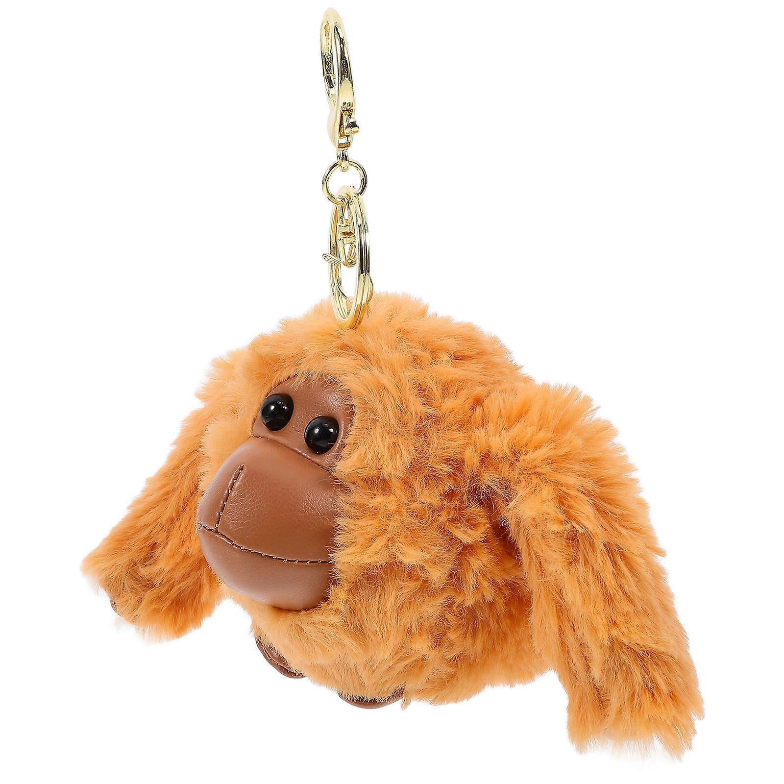 Plush Gorilla Doll Key Chain 2Pcs Ideal For Bag Decoration Suitable For Most People Gift Occasions