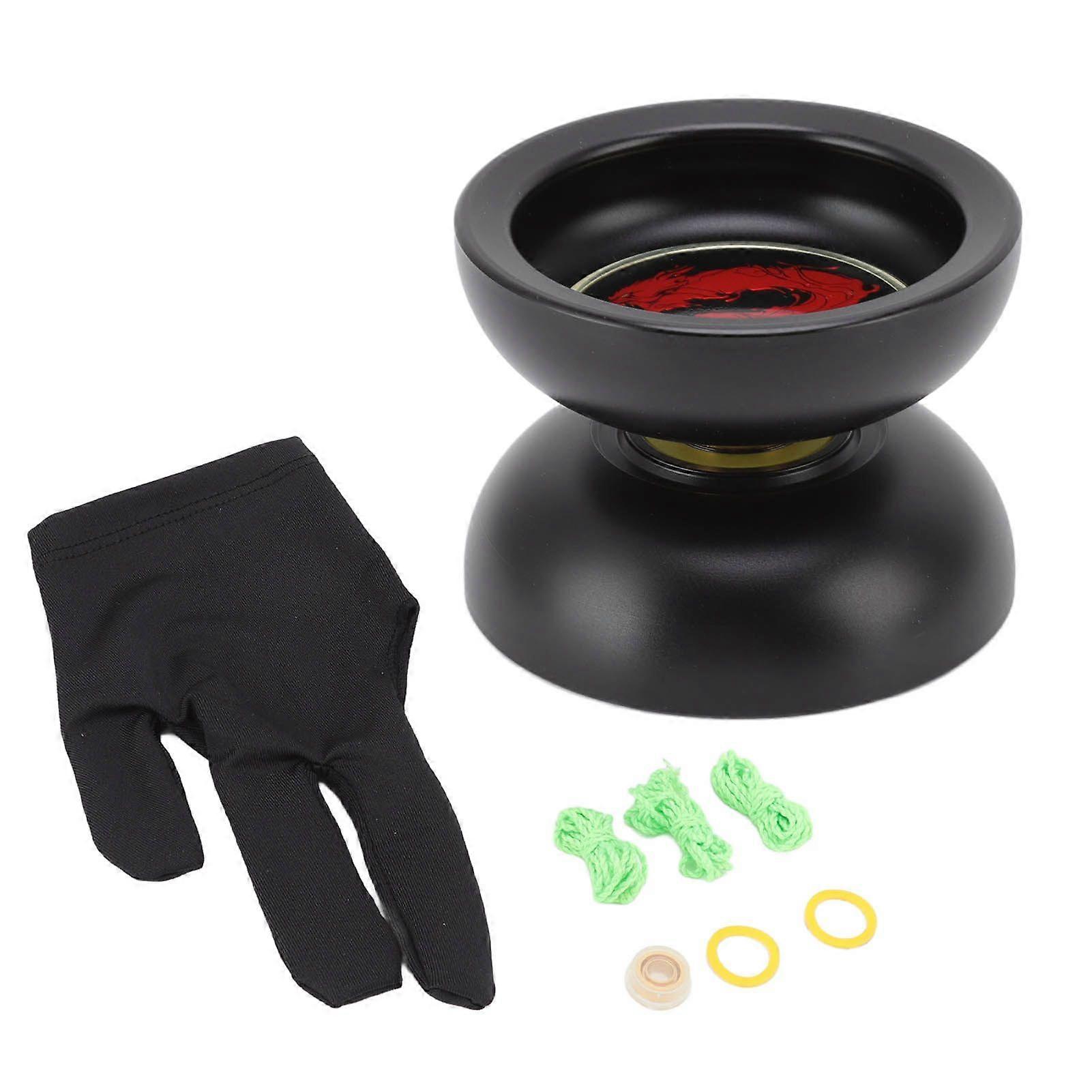 Kids Yoyo Ball U Shape Unresponsive Bearing Stable Rotation Alloy Yoyo Toy for Children