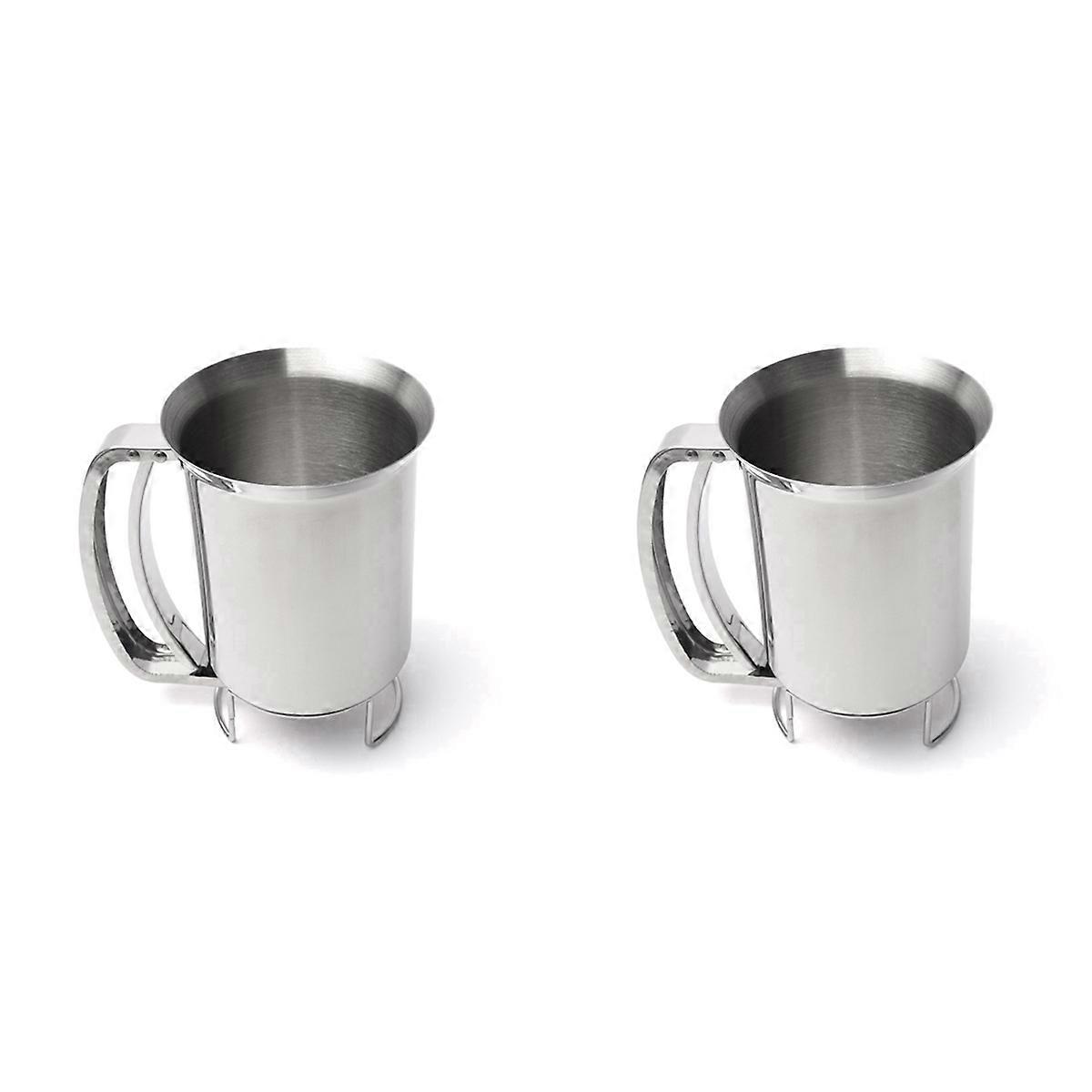 Handheld Stainless Steel Batter Dispenser Cupcake Dough Kitchen Tool