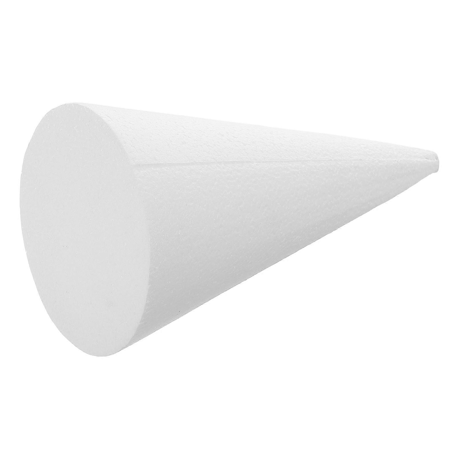 Foam Craft Cones for Cake Decoration and DIY Projects 2Pcs Pack