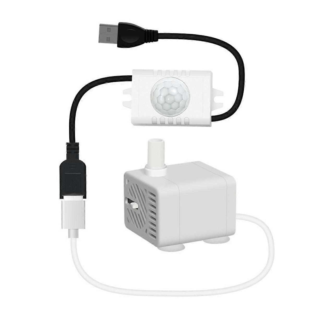 USB Pet Smart Cat Water Dispenser Flow Filter Induction Automatic Circulation Water Dispenser Submersible Pump