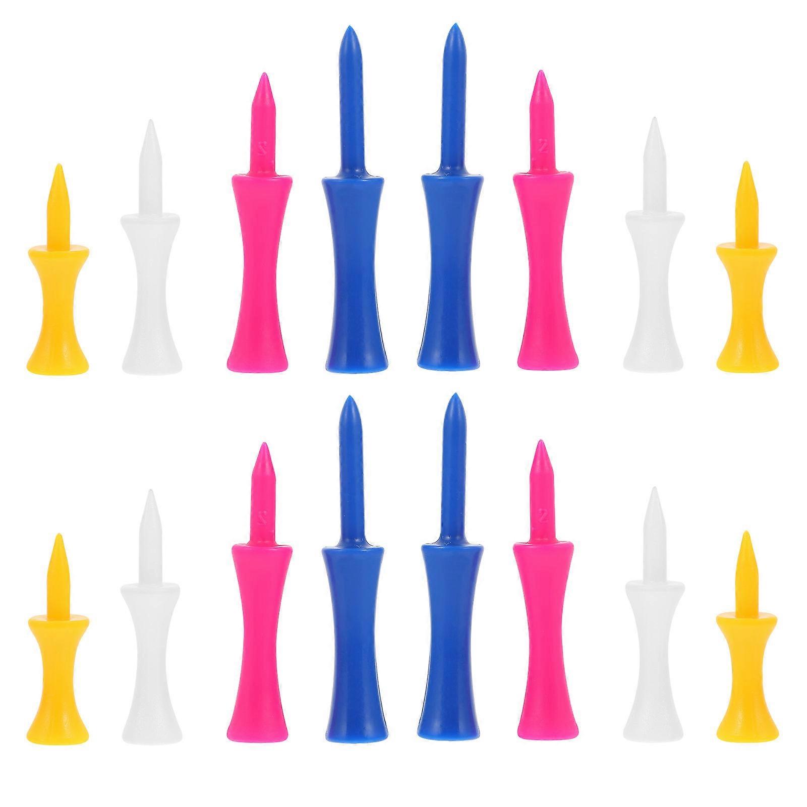 Assorted Color Golfs Tees Holders for Golf Training 160Pcs Pack