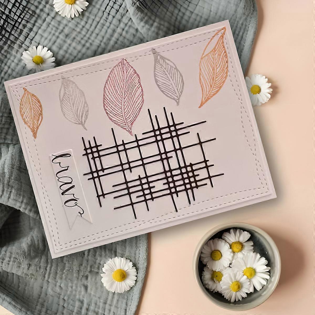 1PC Lines Metal Cutting Dies Die-cut Crafts Stencil Tool for DlY Handmade Scrapbook Cards