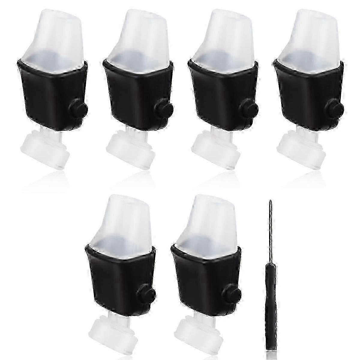Suitable for 6pcs Replacement Spout for Soft Lids Silicone Mouthpiece-JC