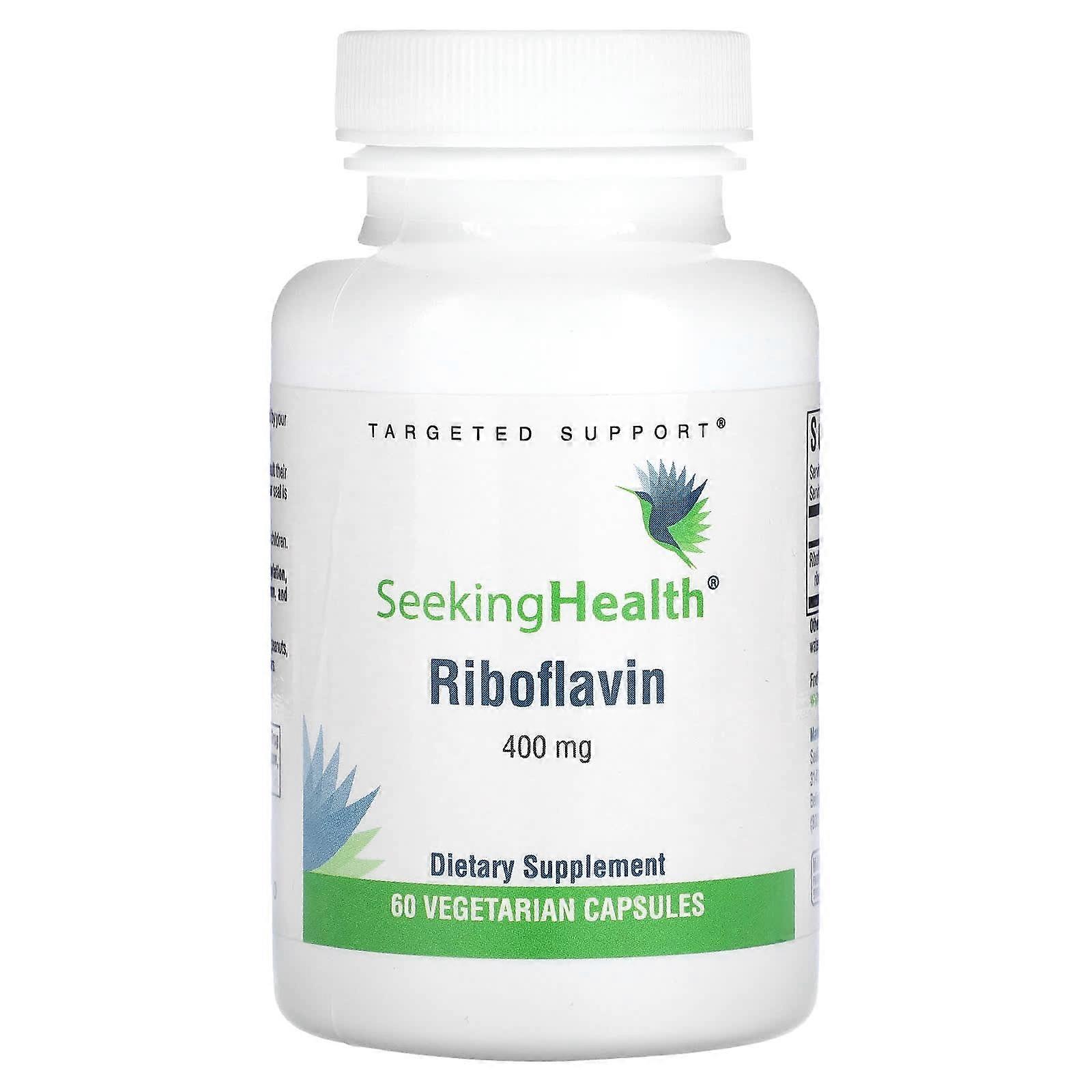 Riboflavin, 400 mg, 60 Vegetarian Capsules