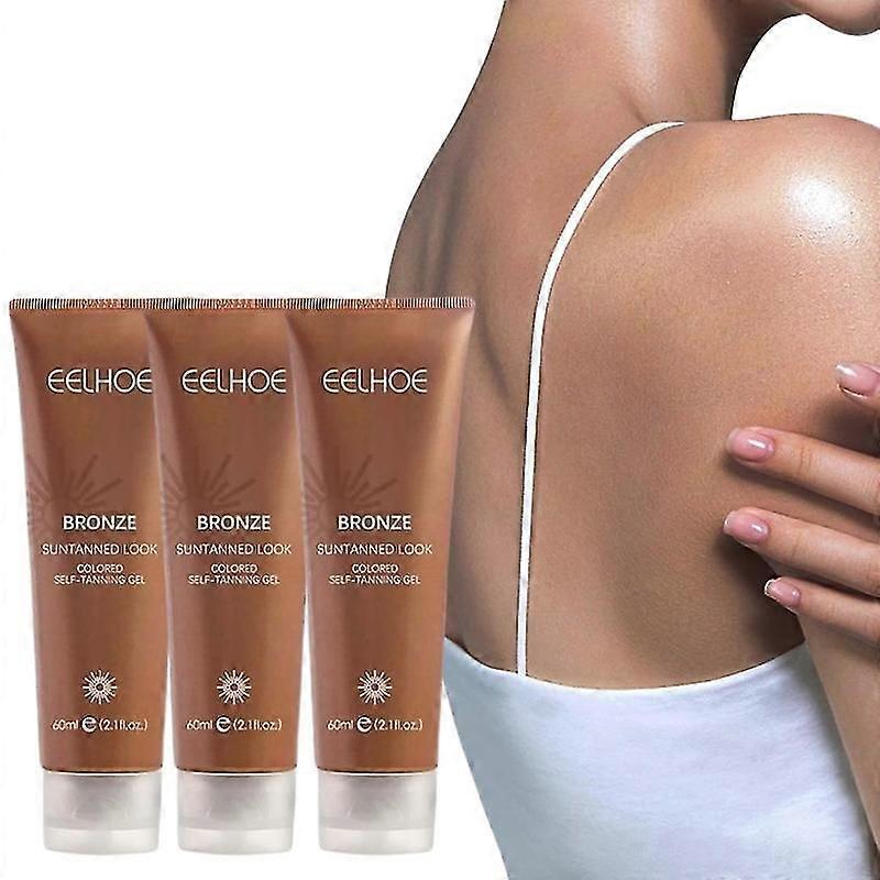 1-3xセルフタンナーローションインテンシブタンニングクリームタンニングブースターサンベッドタンニングアクセラレーターソラリウムクリームボディブロンザーローション