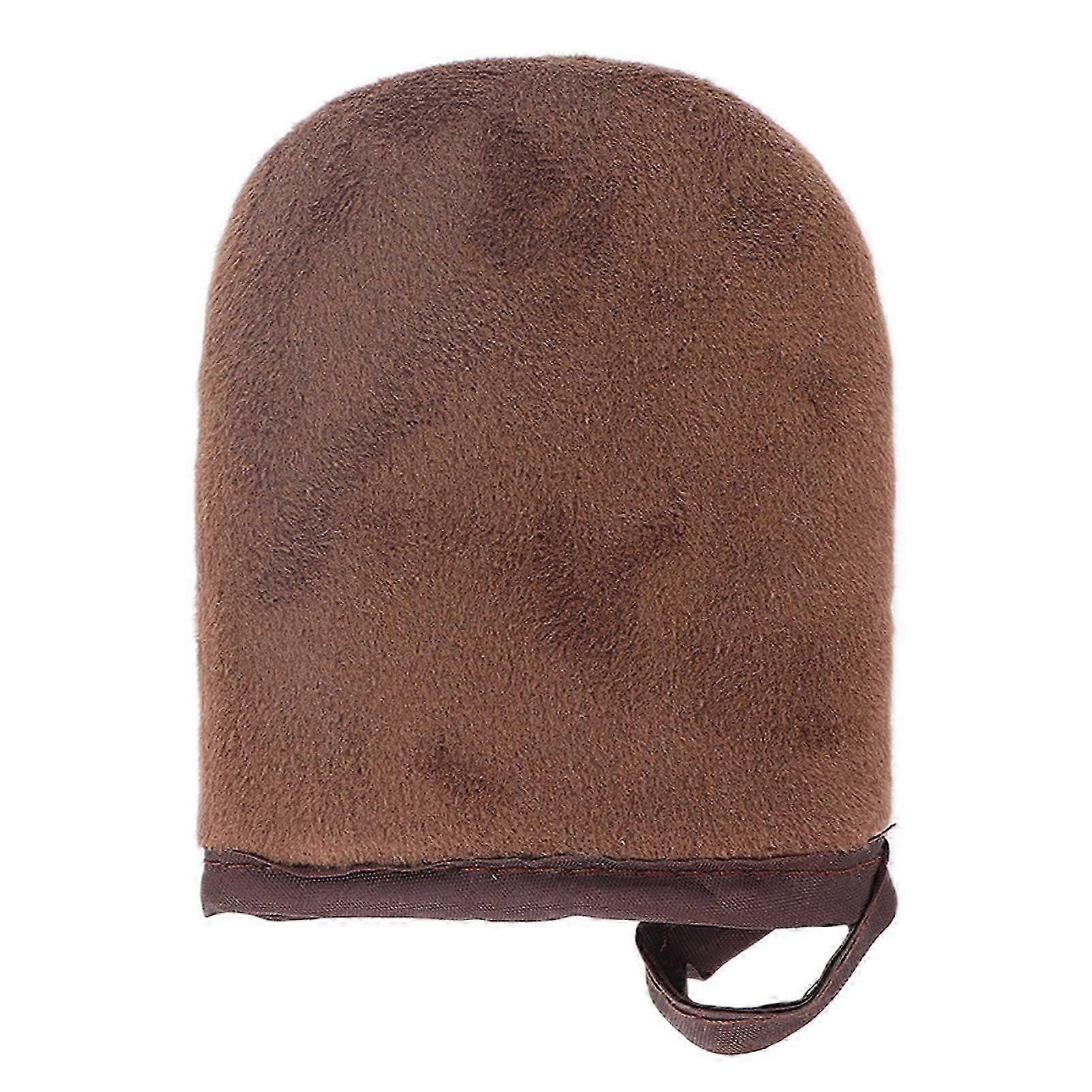 Tanning Mitts Flocking Self Tanner Mitten Lotion Applicator Small Sunless Tanner MittBrown