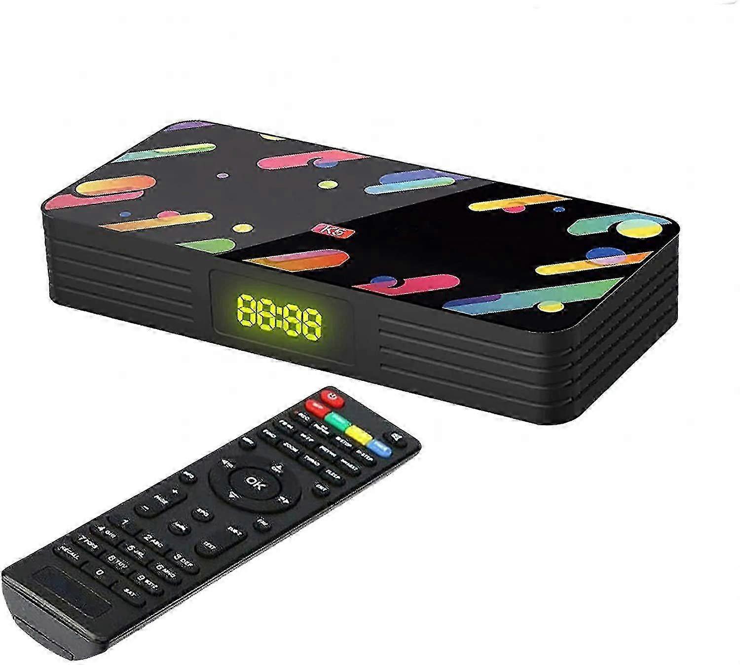 Digital decoder HD H.265 Mpeg-4 10-bit 1080P USB HDMI scart Ethernet-black 25-26s