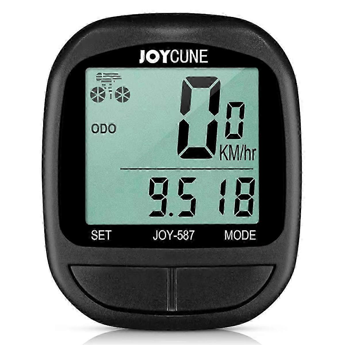 Bike Computer Bicycle Waterproof Wired Speedometer Odometer Stopwatch Cycle Bike Computer with LED D