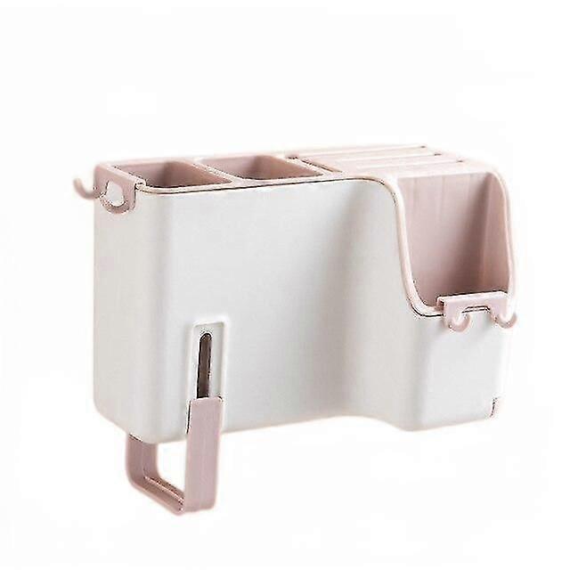 Wall Mounted Kitchen Utensil Holder Kitchenware Storage Box
