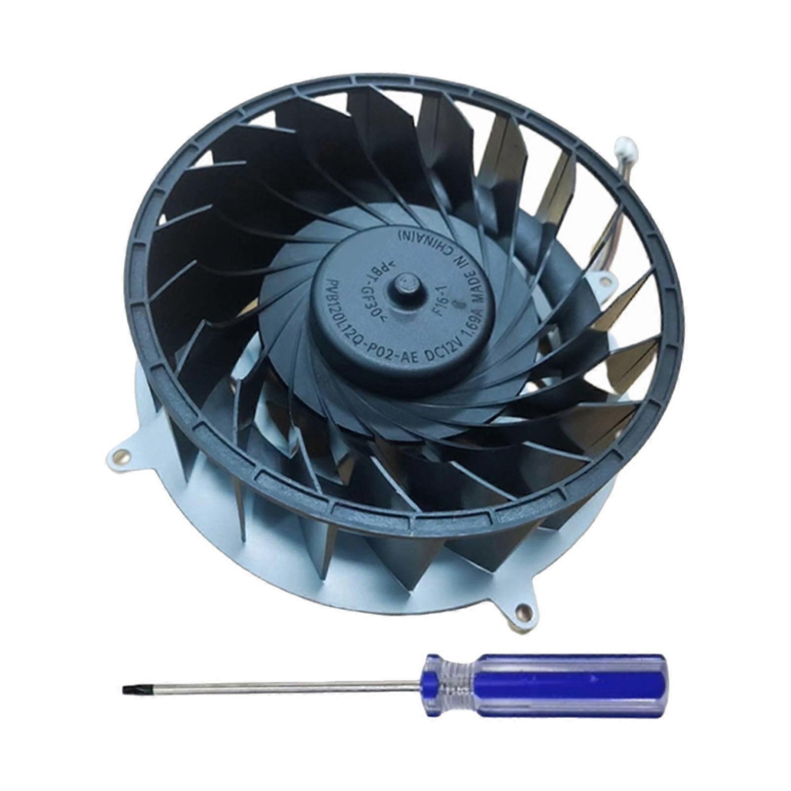 Easy Installation Internal Cooling Fan for Slim Host 19 Leaves 12V Replacement Cooling Fan Game Console Heatsinks Multicolor