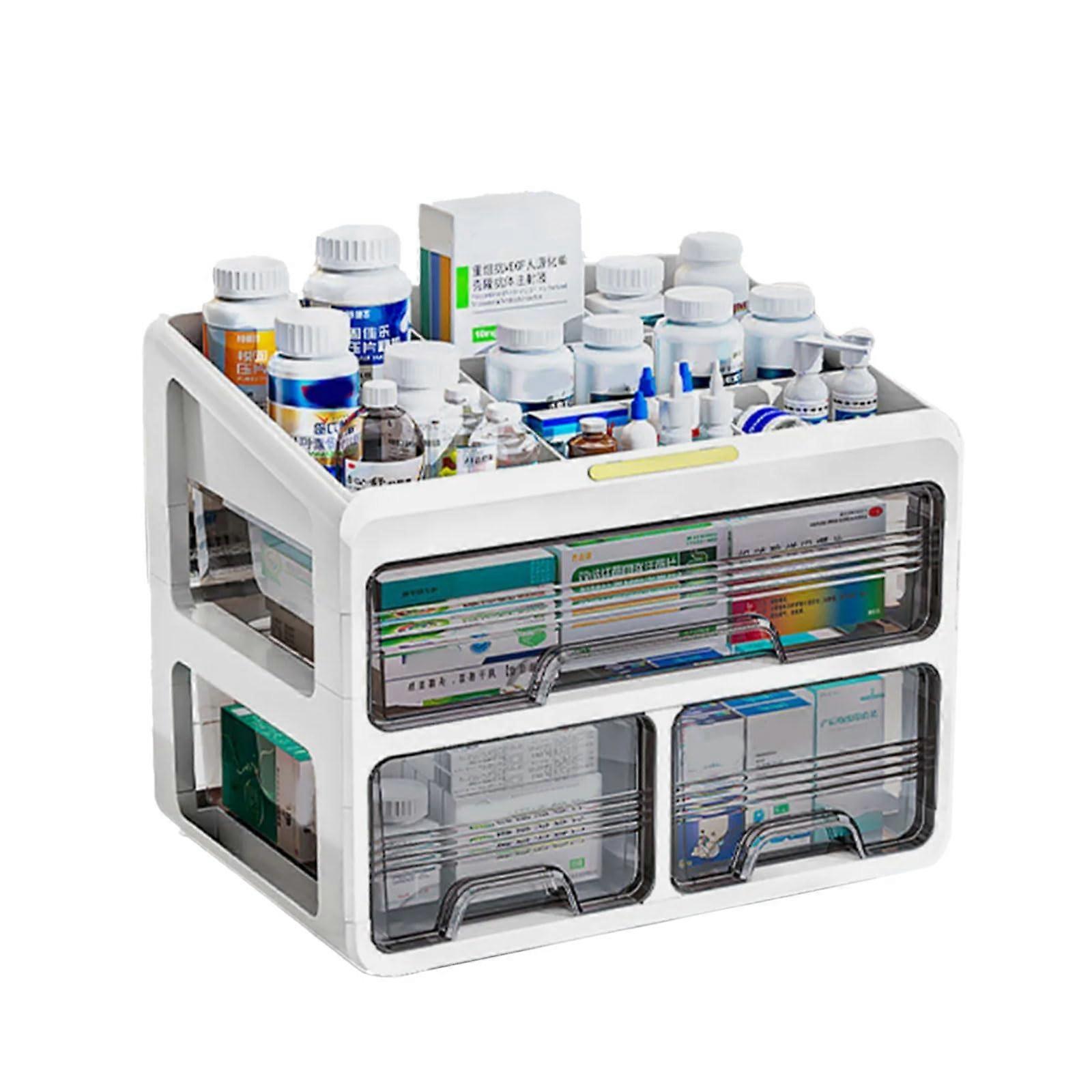 Desktop Makeup Organizers Large Capacity Two Layer Storage Rack Elegant Design For Bedroom And Bathroom Countertops