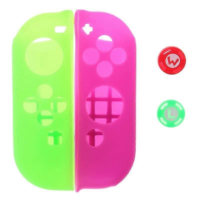 غطاء ناعم مقاوم للعرق غلاف غلاف مع مقابض الإبهام غطاء أغطية عصا التحكم ل NS