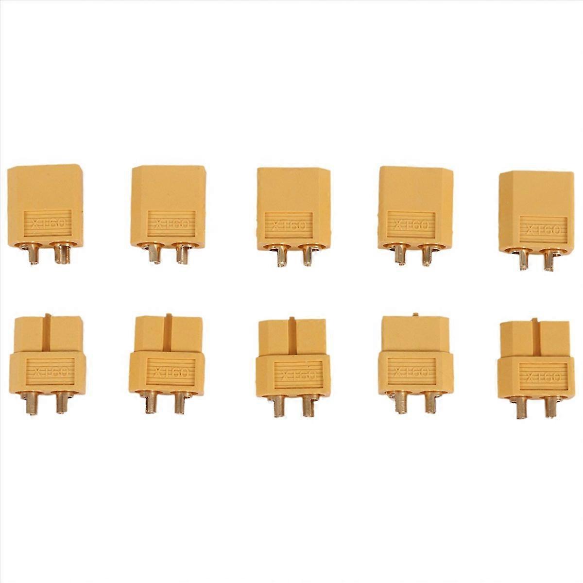 XT60 Connector Pairs - Pack of 5 pairs