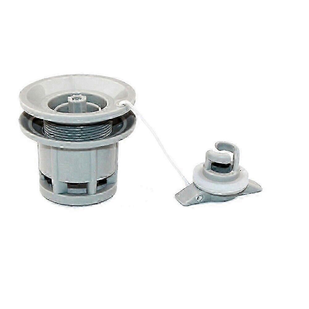 Universell luftventiladapter för uppblåsbar båt, reservstativ för flotte (grå, vit) (1 st)